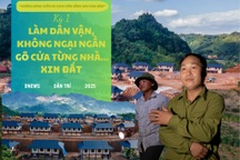 Làm dân vận, không ngại ngần gõ cửa từng nhà... xin đất