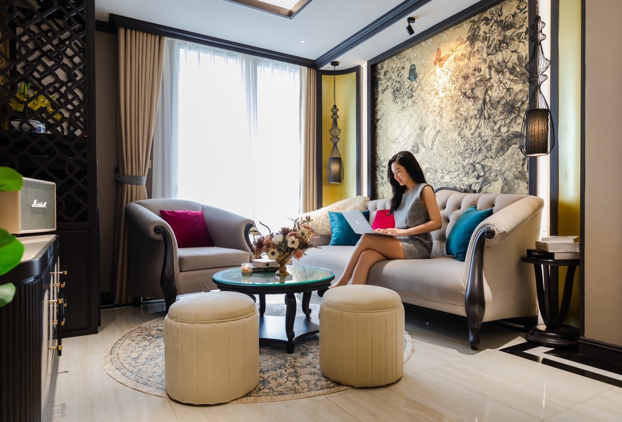 Đẹp lạ trong căn hộ với phong cách nội thất Đông Dương của cô gái trẻ - 5 Đẹp lạ trong căn hộ với phong cách nội thất Đông Dương của cô gái trẻ - 5