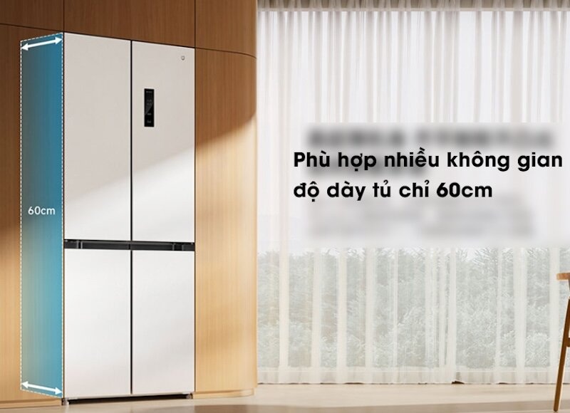 Tủ lạnh Xiaomi Mijia 436L mới ra mắt 2025 với thiết kế siêu đỉnh, giá lại cực hợp lý