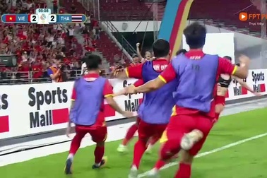 Thanh Nhàn ghi bàn, U22 Việt Nam dẫn Thái Lan 3-2