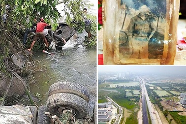 Tai nạn thảm khốc và bức hình chân dung liệt sĩ trong hố chôn tập thể
