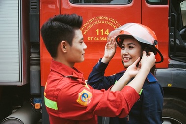 12 cặp đôi vào chung kết Sinh viên thanh lịch trường Phòng cháy chữa cháy