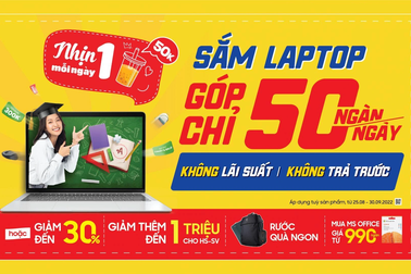Học sinh, sinh viên mua laptop được giảm đến 6 triệu đồng tại Thế Giới Di Động