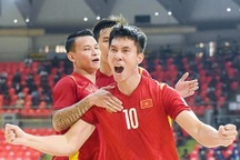 Đội tuyển futsal Việt Nam thắng trận ra quân tại giải vô địch Đông Nam Á