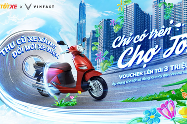 VinFast hợp tác cùng Chợ Tốt thu cũ xe máy xăng, đổi mới xe máy điện