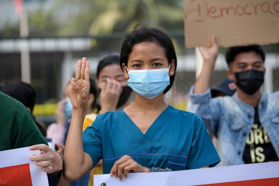 Truyền hình quân đội Myanmar cảnh báo hành động với người biểu tình - 4 Truyền hình quân đội Myanmar cảnh báo hành động với người biểu tình - 4
