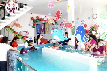 PamperMe - đơn vị uy tín trong lĩnh vực bơi thủy liệu dành riêng cho bé