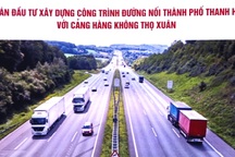 Khởi công tuyến đường nghìn tỷ đến Cảng hàng không Thọ Xuân