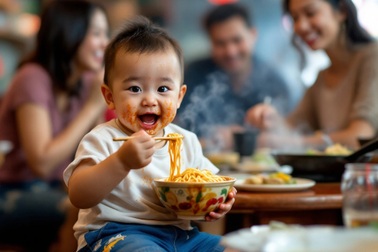 Để bé trai 2 tuổi đi vệ sinh vào cốc trong nhà hàng, người mẹ gây tranh cãi