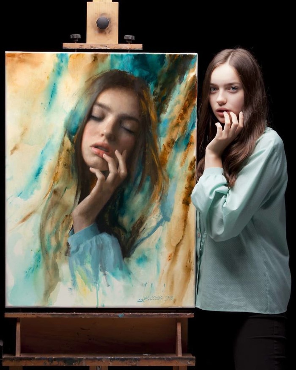 Sửng sốt trước những bức tranh chân dung “thật như đếm” - 10 Sửng sốt trước những bức tranh chân dung “thật như đếm” - 10
