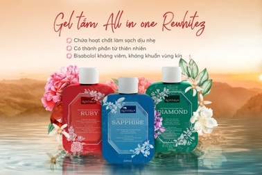Gel tắm Rewhitez cho làn da sạch khỏe, mịn màng