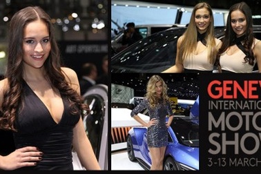 Bóng hồng trên sàn triển lãm ô tô Geneva 2016