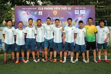 FC Dân trí quyết tâm vô địch Giải bóng đá Phóng viên Thời sự lần III