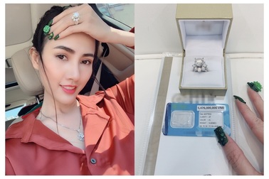 Hoa hậu Việt “trách” bạn trai đại gia tặng quà Valentine “khủng” gắn hoá đơn "tùm lum"