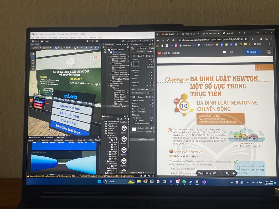 Dốc hết học bổng, 2 học sinh xây cả phòng thí nghiệm nằm trong kính VR cũ - 9