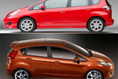 Honda Fit và Ford Fiesta - Đối thủ xứng tầm