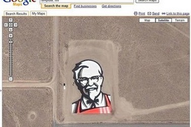 Những hình thù kỳ lạ được nhìn thấy trên Google Maps (Phần 1)