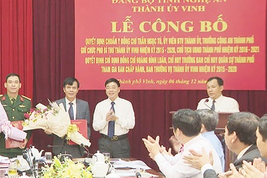 Nghệ An bầu tân Chủ tịch UBND TP Vinh