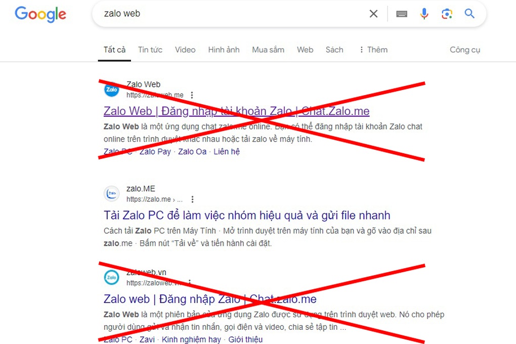 Giả mạo trang web Zalo để cài cắm mã độc - 1