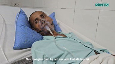 Sau chuỗi ngày nguy kịch, người bố 4 con dần hồi sinh trong yêu thương