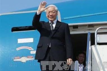 Tổng Bí thư Nguyễn Phú Trọng lên đường thăm Pháp và Cuba