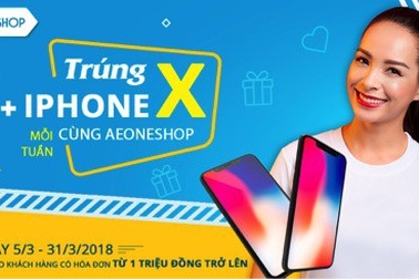 Trúng ngay iPhone X mỗi tuần từ trang thương mại điện tử Nhật Bản
