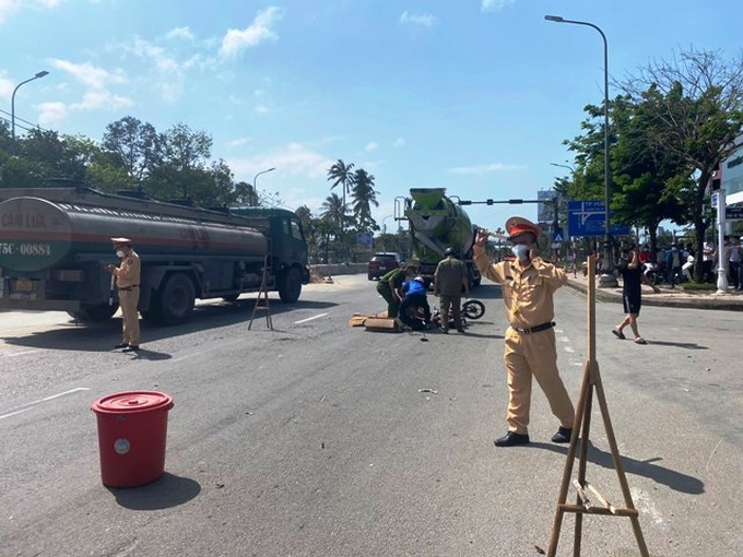 Hiện trường vụ tai nạn thương tâm. Ảnh: baothuathienhue.vn