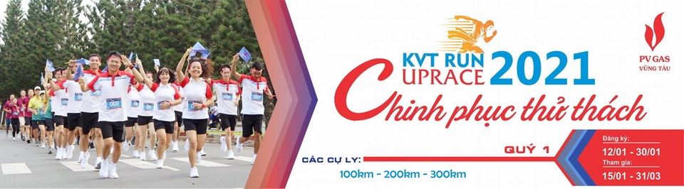 Gần 200 vận động viên tham gia giải chạy bộ tích lũy KVT RUN UPRACE 2021 - 4 Gần 200 vận động viên tham gia giải chạy bộ tích lũy KVT RUN UPRACE 2021 - 4