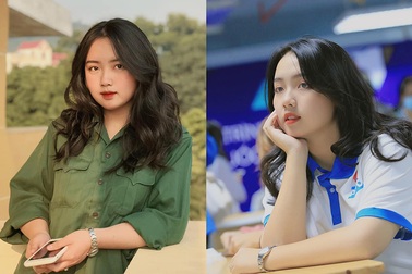 Thêm thiếu nữ xinh đẹp được mệnh danh "hotgirl học quân sự"