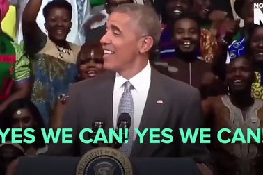 Các thủ lĩnh trẻ châu Phi hát chúc mừng sinh nhật Tổng thống Obama