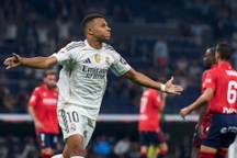 Mbappe tỏa sáng giúp Real Madrid thắng trận mở màn La Liga