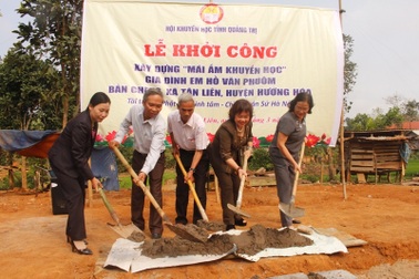 Quảng Trị: Xây dựng “Mái ấm khuyến học” cho nam học sinh nghèo