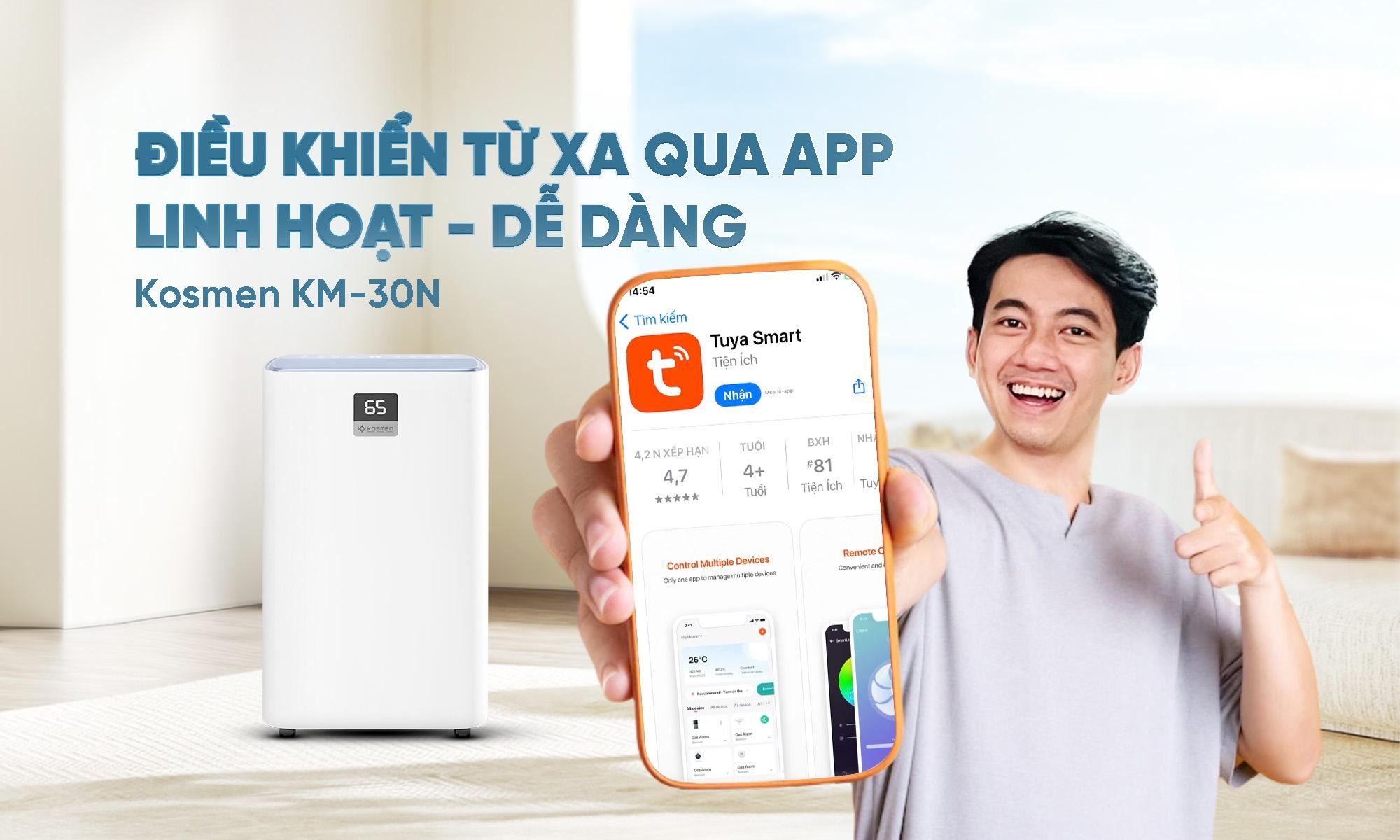 Máy hút ẩm và lọc không khí Kosmen KM-30N: Lựa chọn tinh tế cho gia đình - 5