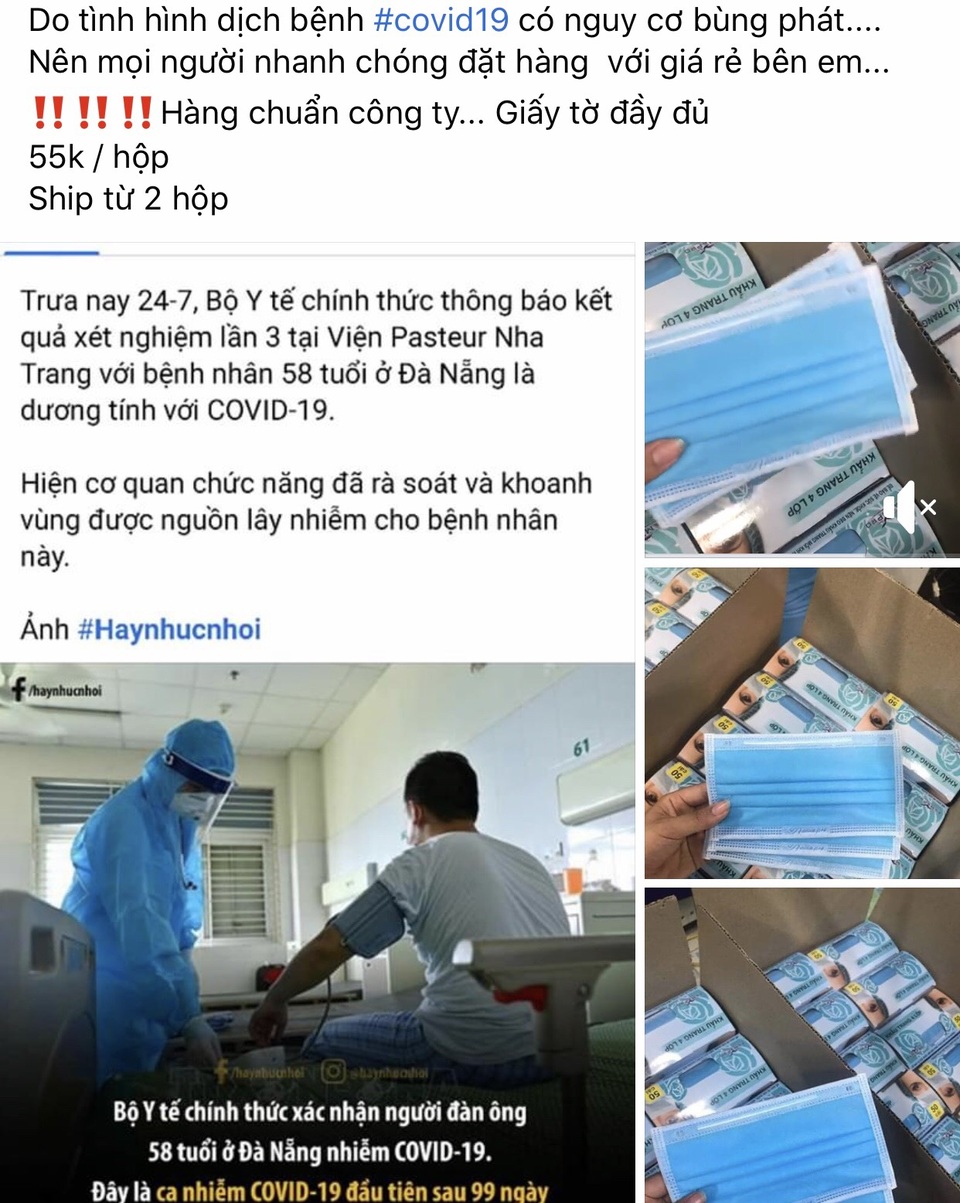 Dân mạng nháo nhác, săn lùng khẩu trang y tế khắp các chợ online - 1 Dân mạng nháo nhác, săn lùng khẩu trang y tế khắp các chợ online - 1