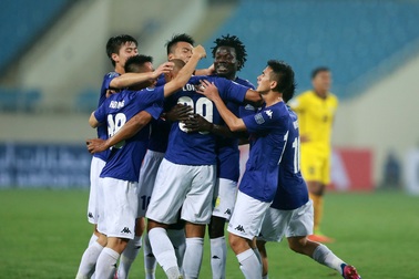 Hà Nội FC thắng "4 sao" trước đại diện Singapore tại AFC Cup