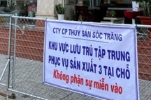 Sóc Trăng: Tận dụng trường học, khách sạn... làm chỗ ở cho công nhân