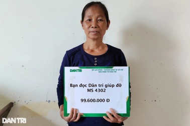 Bạn đọc giúp đỡ người phu hồ nuôi 3 cháu nội gần 100 triệu đồng