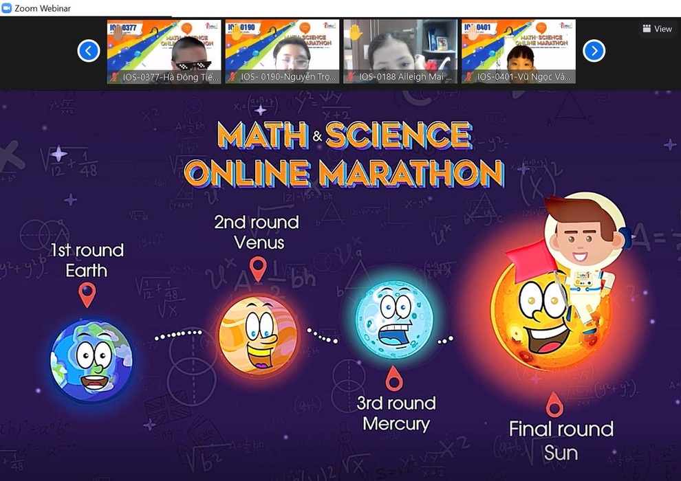 Trải nghiệm khác biệt từ một cuộc marathon kiến thức tiếng Anh qua môn Toán và Khoa học - 3 Trải nghiệm khác biệt từ một cuộc marathon kiến thức tiếng Anh qua môn Toán và Khoa học - 3