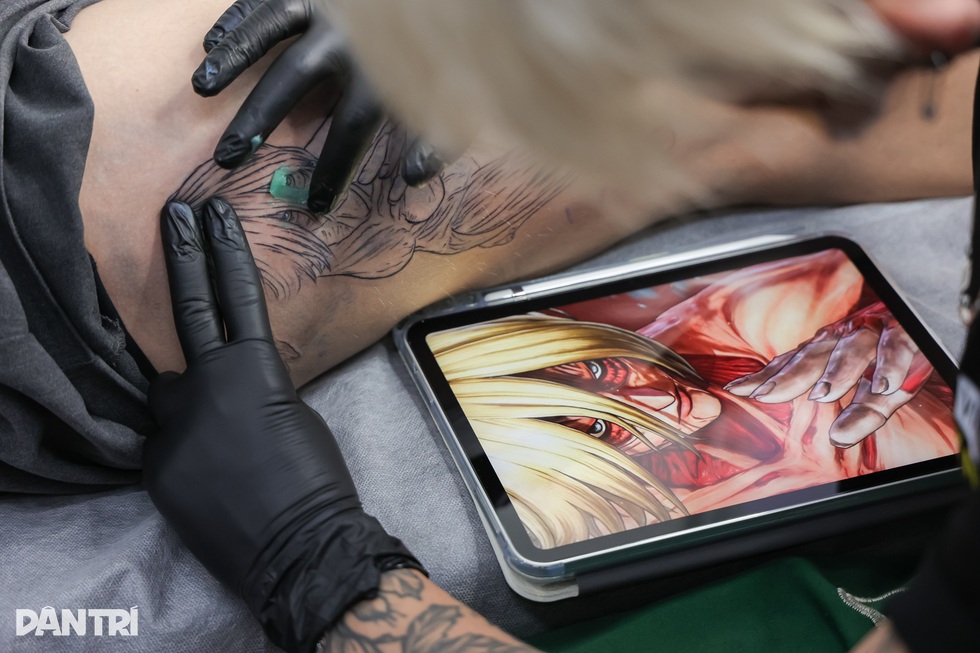 Ngắm loạt tác phẩm xăm kín lưng, chân tại lễ hội xăm hình lớn nhất miền Bắc - 9