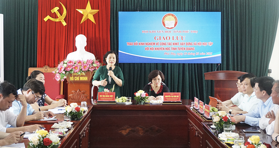Phú Thọ tổ chức giao lưu trao đổi kinh nghiệm về công tác khuyến học - 3