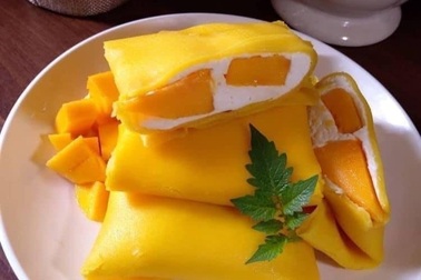 Học làm bánh crepe xoài ăn hoài không chán