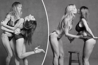 Bất chấp tranh cãi, Heidi Klum tiếp tục đăng ảnh nội y chụp bên con gái