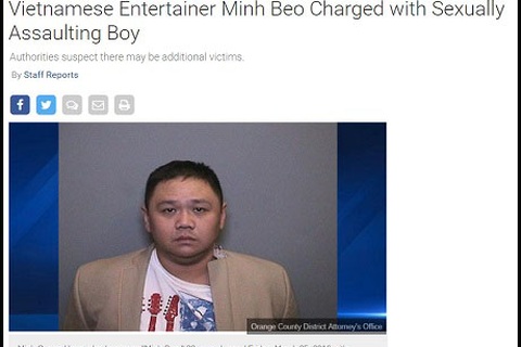 Báo Mỹ đồng loạt đưa tin về việc bắt giữ Minh Béo