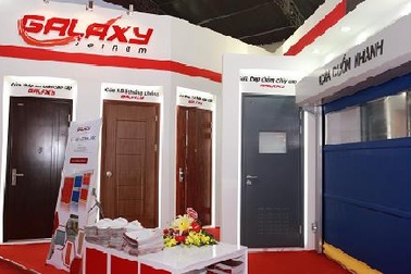 Cửa cuốn Tốc độ cao – Điểm nhấn độc đáo của của Galaxy tại hội chợ Vietbuild 2016
