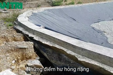 Khu xử lý rác thải hàng chục tỷ đồng chưa làm xong đã hư hỏng