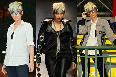 Trương Thị May cực ngầu khi giả trai