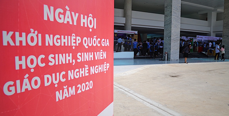 Sôi động Ngày hội khởi nghiệp đầu tiên của HS, SV giáo dục nghề nghiệp - 1 Sôi động Ngày hội khởi nghiệp đầu tiên của HS, SV giáo dục nghề nghiệp - 1