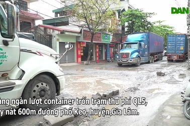 La liệt "hố bom" tử thần trên con đường đau khổ, giữa lòng thủ đô