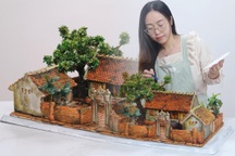 Cô gái Hà Nội làm bánh trung thu làng quê Bắc Bộ nặng 30kg, 5 ngày mới xong