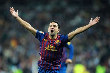 Xavi cán mốc 600 trận trong màu áo Barcelona